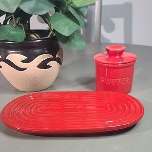 Chantal Made In Italy Trivet With Butter Crock